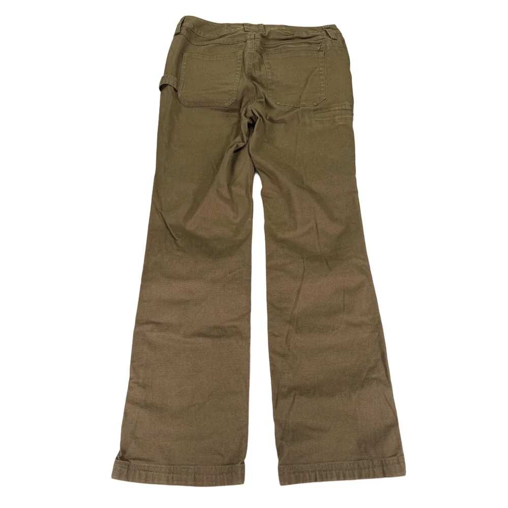 Duluth Trading Women's Green Duluthflex Fire Hose Bootcut Work Pants - 6